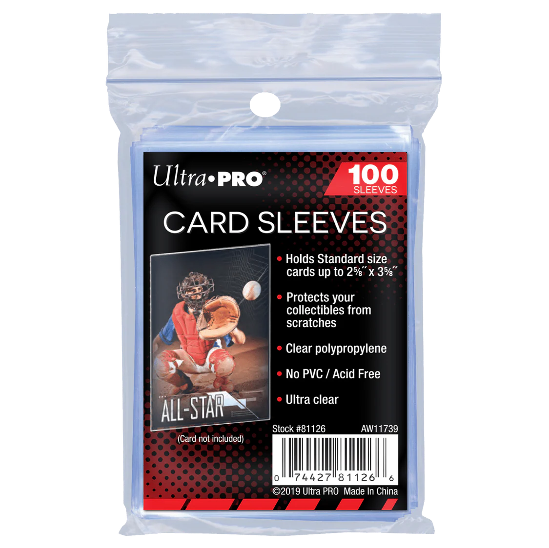 100 Fundas Penny Sleeves Ultra Pro – Fundas Protectoras TCG