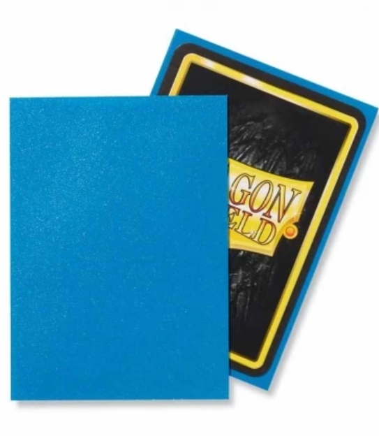 Fundas Dragon Shield Matte Sapphire — Standard 63×88 mm (100 uds)