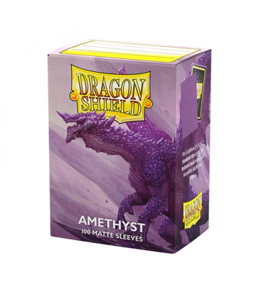 Fundas Dragon Shield Matte Morado Amethyst — Standard 63×88 mm (100 uds)