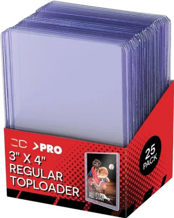 25 Fundas 3" x 4" Transparente Ultra Pro - Fundas Protectoras TCG